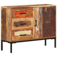 vidaXL Buffet 88x30x73 cm Bois de récupération solide