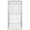 vidaXL Poteau &agrave; panier de gabion 50x50x100 cm Fer