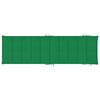 vidaXL Chaise longue de jardin avec coussin Bois d'acacia solide