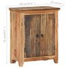 vidaXL Buffet 60x33x75 cm Bois d'acacia solide et bois de r&eacute;cup&eacute;ration
