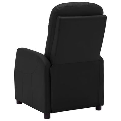 vidaXL Fauteuil inclinable électrique noir similicuir