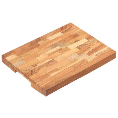 vidaXL Planche à découper 40x30x4 cm bois d'acacia massif