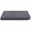 vidaXL Plaque de poids de parasol Noir Granite Carr&eacute; 25 kg