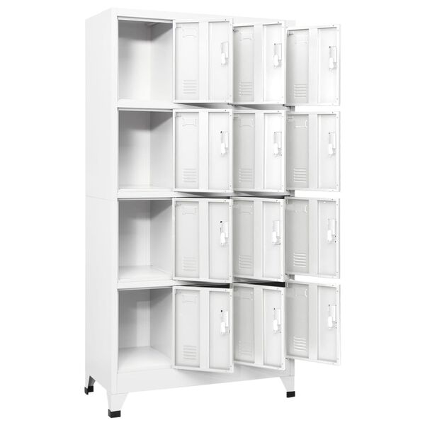 vidaXL Armoire à casier avec 12 compartiments 90x45x180 cm