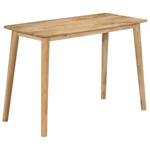 vidaXL Table &agrave; d&icirc;ner 112x52x76 cm bois de manguier massif