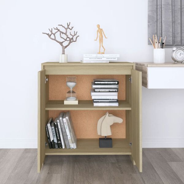 vidaXL Buffet Ch&ecirc;ne sonoma 70x41x75 cm Bois d'ing&eacute;nierie