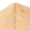 vidaXL Colliers de palette 3 pcs 100x100 cm Bois de pin solide