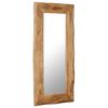 vidaXL Miroir cosm&eacute;tique 50x110 cm Bois solide d'acacia
