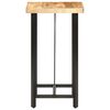 vidaXL Table de bar 60x60x107 cm Bois de manguier brut