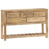 vidaXL Buffet 120x30x75 cm bois de manguier massif