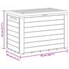 vidaXL Bo&icirc;te de rangement de jardin Anthracite 78x44x55 cm