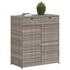 vidaXL Armoire de rangement de jardin gris 105x55x113cm r&eacute;sine tress&eacute;e