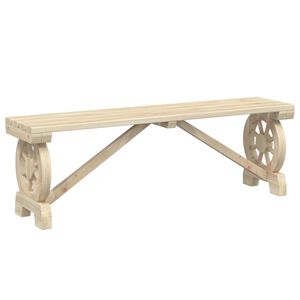vidaXL Banc de jardin 115 cm bois de sapin massif