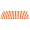 vidaXL Tissu de remplacement pour auvent Jaune et orange 3x2,5 m