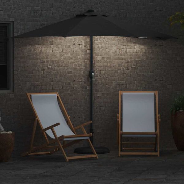 vidaXL Parasol de jardin Anthracite 294 x 150 x 224 cm