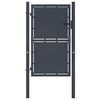 vidaXL Portail de jardin en acier 100x150 cm anthracite
