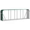 vidaXL Porte-b&ucirc;ches Vert 300x45x100 cm Acier galvanis&eacute;