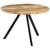 vidaXL Table &agrave; d&icirc;ner 110x75 cm Bois de manguier massif