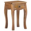vidaXL Table de chevet 28x28x46 cm Bois de manguier massif