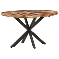 vidaXL Table à manger 140x80x75cm bois d'acacia massif avec finition