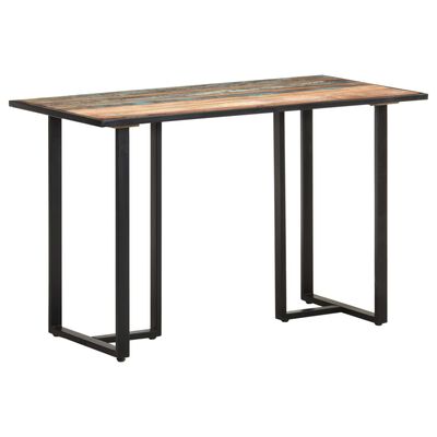 vidaXL Table à manger 120 cm Bois de récupération massif