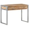 vidaXL Bureau 108x50x75 cm Bois de manguier brut