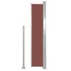 vidaXL Auvent latéral rétractable 120 x 300 cm Marron