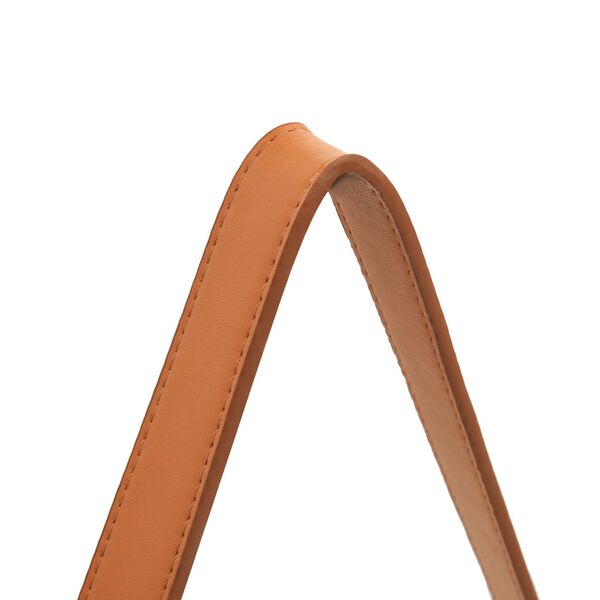 vidaXL Miroir mural avec sangle 50 cm Argent&eacute;