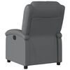 vidaXL Fauteuil inclinable gris similicuir