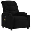 vidaXL Fauteuil de massage inclinable noir tissu