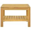 vidaXL Table basse 60x60x40 cm Bois massif de teck