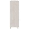 vidaXL Garde-robe HAMAR Blanc 99x45x137 cm Bois massif de pin