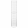 vidaXL Poteau &agrave; gabion circulaire Acier galvanis&eacute; &Oslash;30x150 cm