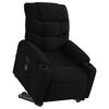 vidaXL Fauteuil inclinable de massage électrique noir tissu