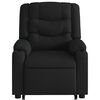 vidaXL Fauteuil inclinable de massage électrique noir tissu