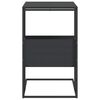 vidaXL Table d'appoint Noir 55x36x59,5 cm Bois d'ing&eacute;nierie