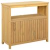 vidaXL Table console de jardin 80x35x75 cm bois massif d'acacia