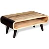 vidaXL Table basse Bois de manguier brut 90x55x39 cm