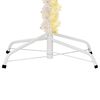 vidaXL Sapin de No&euml;l artificiel pointes iridescentes Blanc 180 cm PVC