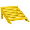 vidaXL Chaise de jardin Adirondack avec pouf bois de sapin jaune