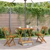 vidaXL Table pliable de jardin 70x70x75 cm Bois d'acacia massif