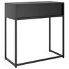 vidaXL Table console Anthracite 72x35x75 cm Acier