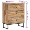 vidaXL Buffet Bois de teck recycl&eacute; 60x30x75 cm