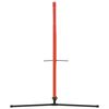 vidaXL Filet de tennis Noir et rouge 500x100x87 cm Polyester