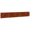 vidaXL Bordures de pelouse 10 pcs 15x103 cm acier corten flexible