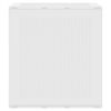 vidaXL Bo&icirc;te de rangement Blanc 55 x 53 x 57 cm Polypropyl&egrave;ne
