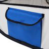 vidaXL Parc pliable pour chien avec sac de transport Bleu 145x145x61cm