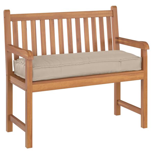 vidaXL Coussin Taupe 110 x 40 x 8 cm Tissu Oxford