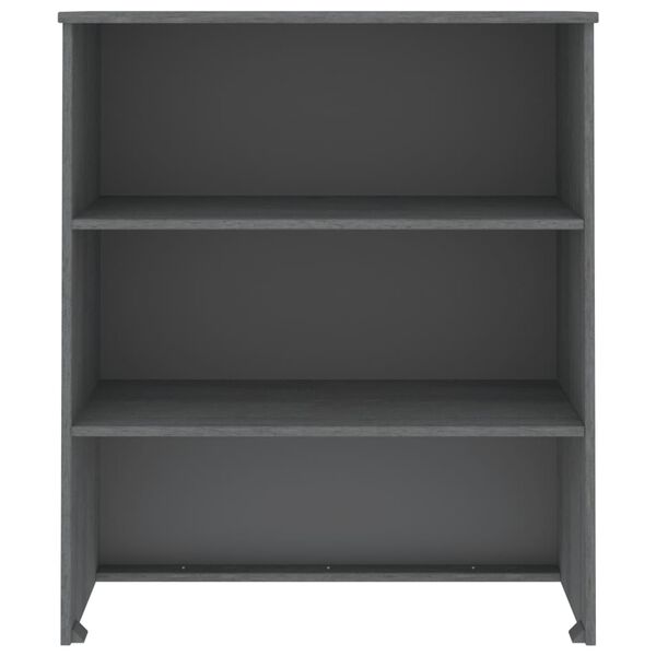 vidaXL Dessus de buffet HAMAR Gris fonc&eacute; 85x35x100 cm Bois de pin