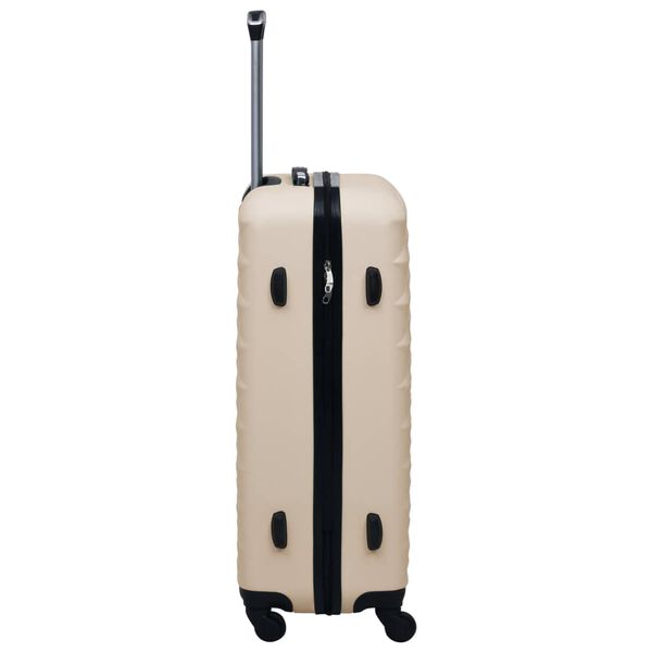 vidaXL Valise rigide Dor&eacute; ABS
